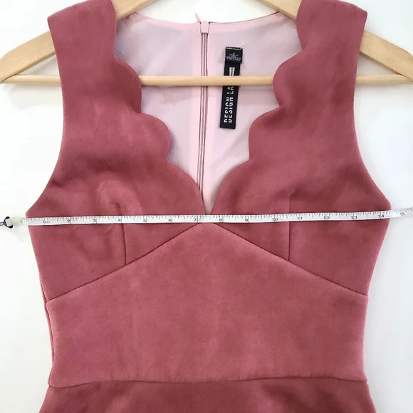 Design Lab faux suede dress, S - Picture 3 of 9